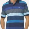 Fred Perry Blue Hoop Polo
